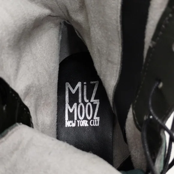 Miz Mooz Nala Combat Boots in Distressed Jade - Picture 11 of 13